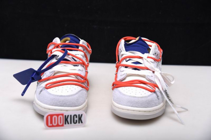 KICKWHO Nike Dunk Low Off-White Lot 13 DJ0950-110