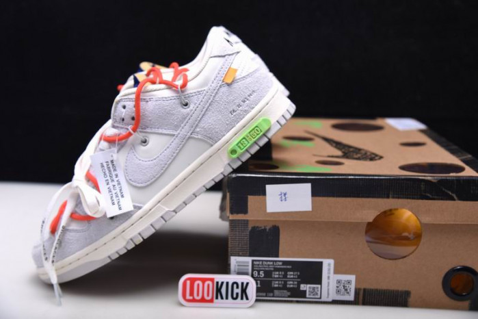 KICKWHO Nike Dunk Low Off-White Lot 13 DJ0950-110