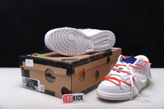 KICKWHO Nike Dunk Low Off-White Lot 13 DJ0950-110