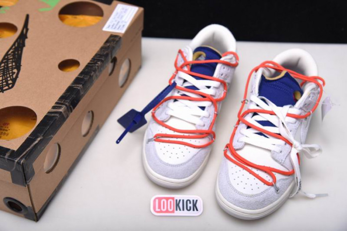 KICKWHO Nike Dunk Low Off-White Lot 13 DJ0950-110