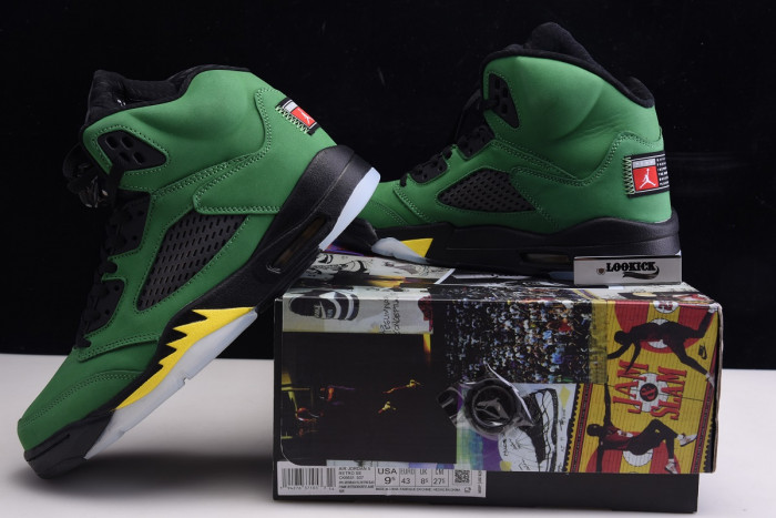 TB Air Jordan 5 SE Oregon Ducks CK6631-307