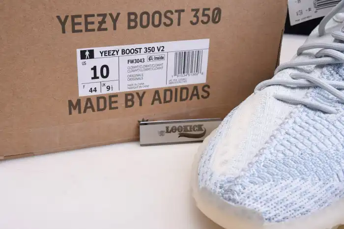 Cheap LY Adidas Yeezy Boost 350 V2 Cloud White FW3043