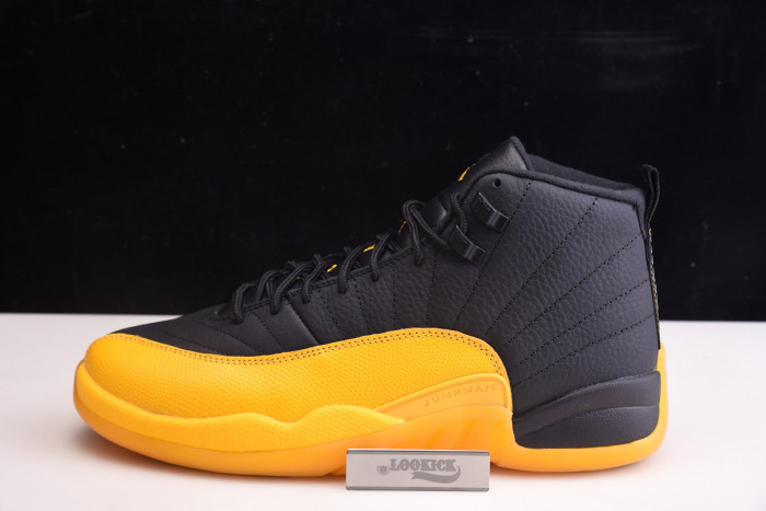 TB Air Jordan 12 Retro Black University Gold 130690-070