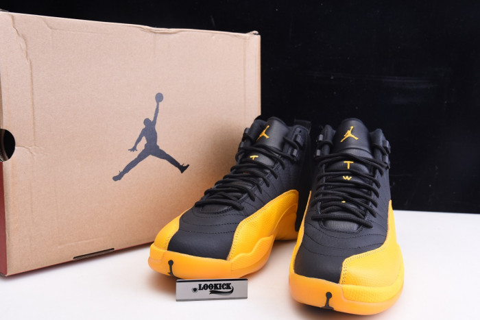 TB Air Jordan 12 Retro Black University Gold 130690-070