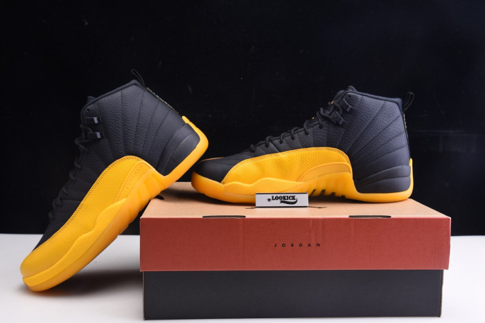 TB Air Jordan 12 Retro Black University Gold 130690-070