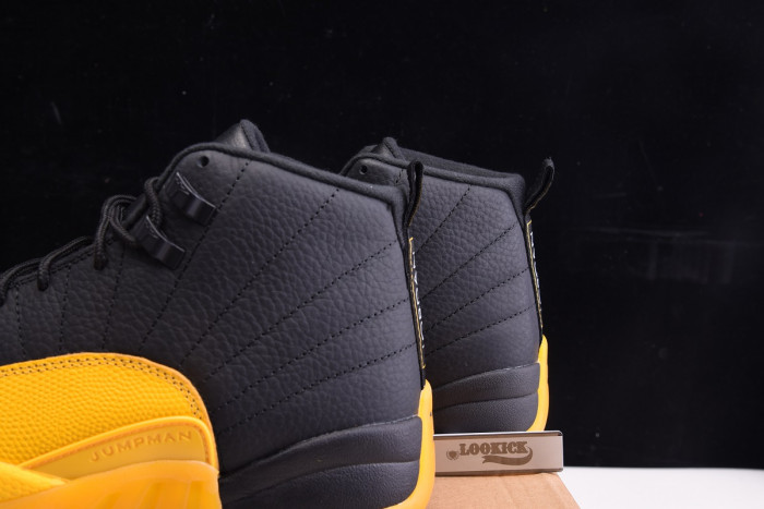 TB Air Jordan 12 Retro Black University Gold 130690-070