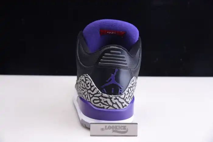 Bmlin Air Jordan 3 Retro Black Court Purple CT8532-050