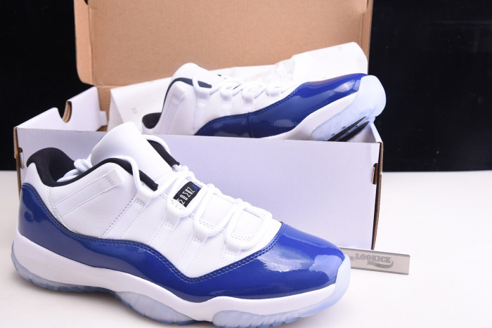 TB Air Jordan 11 Retro Low White Concord AH7860-100