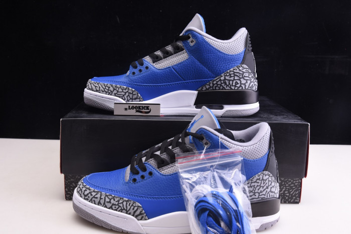 TB Air Jordan 3 Retro 'Varsity Royal' - CT8532 400