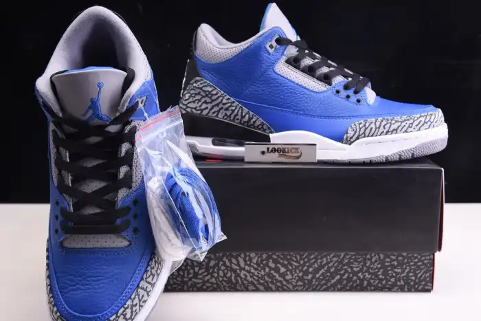 Bmlin Shoes Air Jordan 3 Retro 'Varsity Royal' - CT8532 400