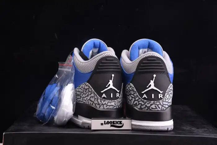 1:1 HYPE Air Jordan 3 Retro 'Varsity Royal' - CT8532 400