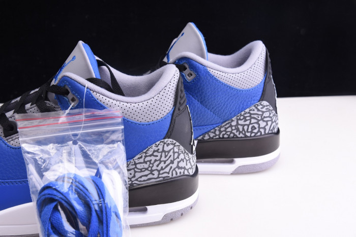 TB Air Jordan 3 Retro 'Varsity Royal' - CT8532 400