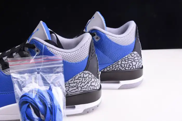 Bmlin Shoes Air Jordan 3 Retro 'Varsity Royal' - CT8532 400