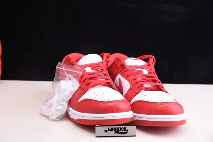 Cheap LY NIKE DUNK LOW UNIVERSITY RED WHITE CU1727-100