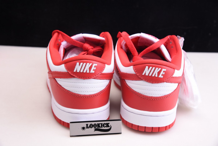 KICKWHO NIKE DUNK LOW UNIVERSITY RED WHITE CU1727-100