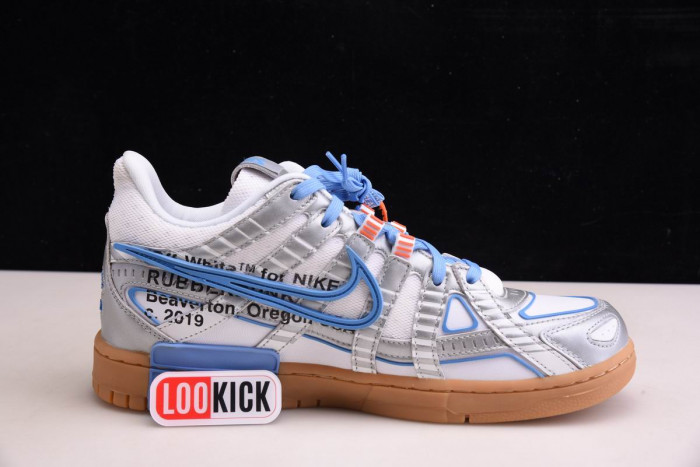 TB OFF WHITE NIKE AIR RUBBER DUNK UNIVERSITY BLUE" CU6015-100