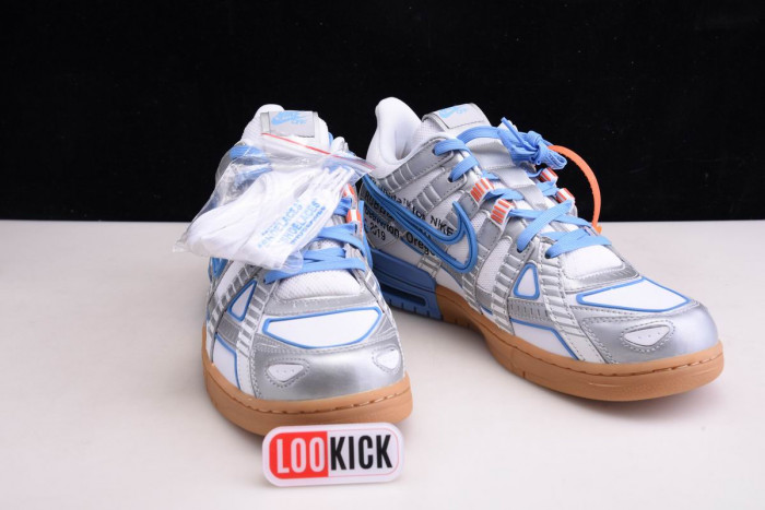 TB OFF WHITE NIKE AIR RUBBER DUNK UNIVERSITY BLUE" CU6015-100