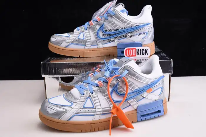 Bmlin OFF WHITE NIKE AIR RUBBER DUNK UNIVERSITY BLUE