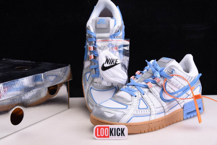 TB OFF WHITE NIKE AIR RUBBER DUNK UNIVERSITY BLUE" CU6015-100