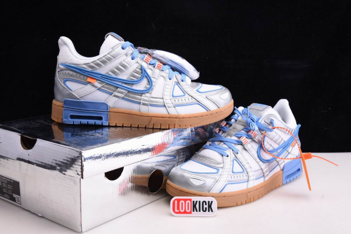 TB OFF WHITE NIKE AIR RUBBER DUNK UNIVERSITY BLUE" CU6015-100