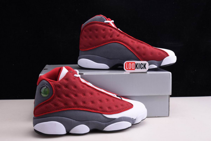 KICKWHO Air Jordan 13 Retro Gym Red Flint Grey 414571-600