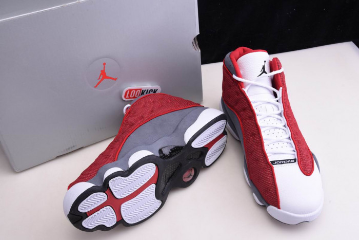 KICKWHO Air Jordan 13 Retro Gym Red Flint Grey 414571-600