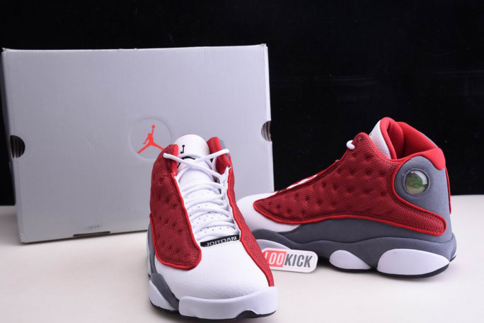 KICKWHO Air Jordan 13 Retro Gym Red Flint Grey 414571-600