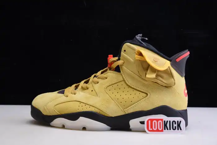 Affordable AIR JORDAN 6 YELLOW X TRAVIS SCOTT CN1084-300