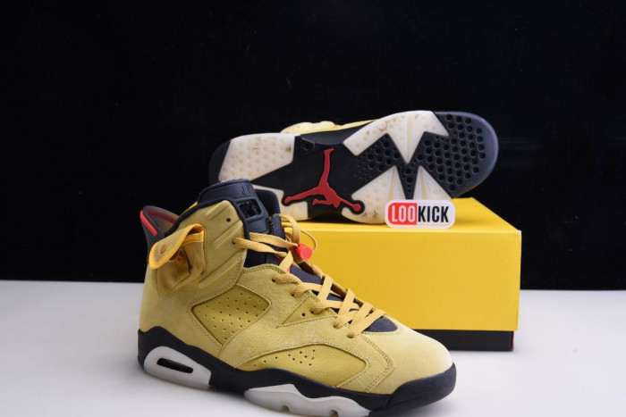 TB AIR JORDAN 6 YELLOW X TRAVIS SCOTT CN1084-300