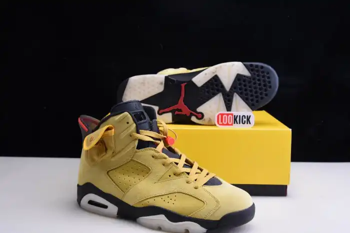 Affordable AIR JORDAN 6 YELLOW X TRAVIS SCOTT CN1084-300