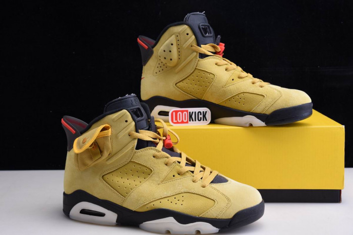 TB AIR JORDAN 6 YELLOW X TRAVIS SCOTT CN1084-300