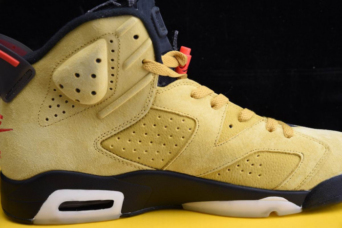 TB AIR JORDAN 6 YELLOW X TRAVIS SCOTT CN1084-300