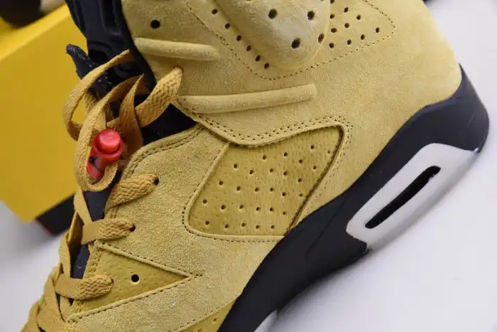 Affordable AIR JORDAN 6 YELLOW X TRAVIS SCOTT CN1084-300