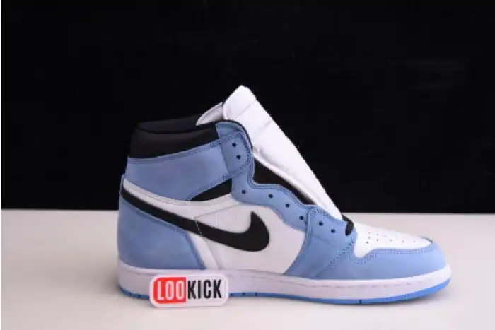 Cheap AIR JORDAN 1 RETRO HIGH WHITE UNIVERSITY BLUE BLACK 555088-134