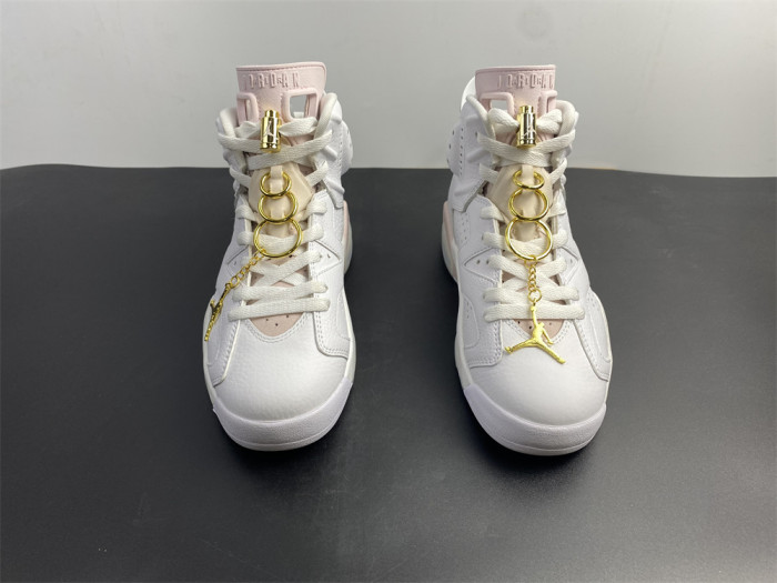 TB Air Jordan 6 Retro Gold Hoops (W) DH9696-100