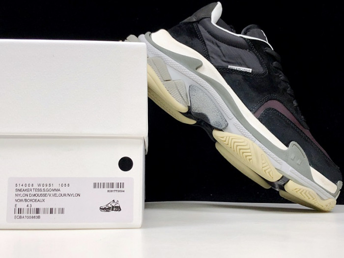 TB BLCG Triple S Black Burgundy 514008 W09S1 1058