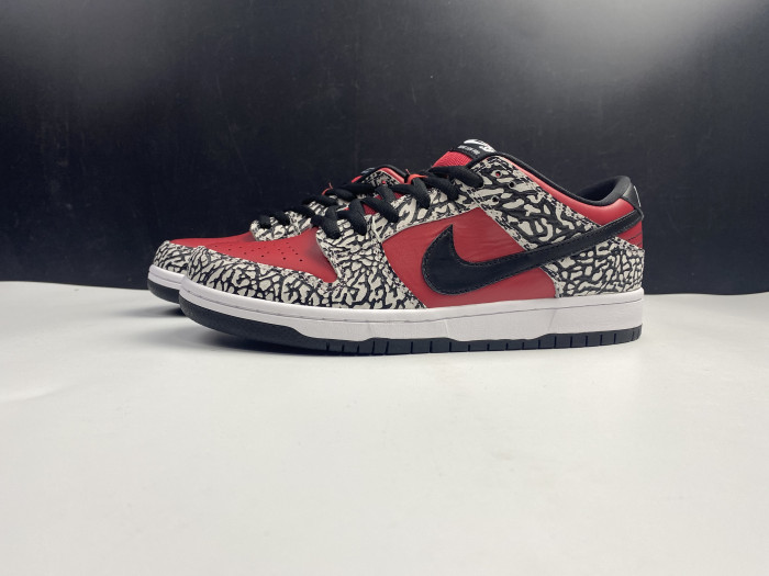 KICKWHO Nike Dunk SB Low Red Cement (2012) 313170-600