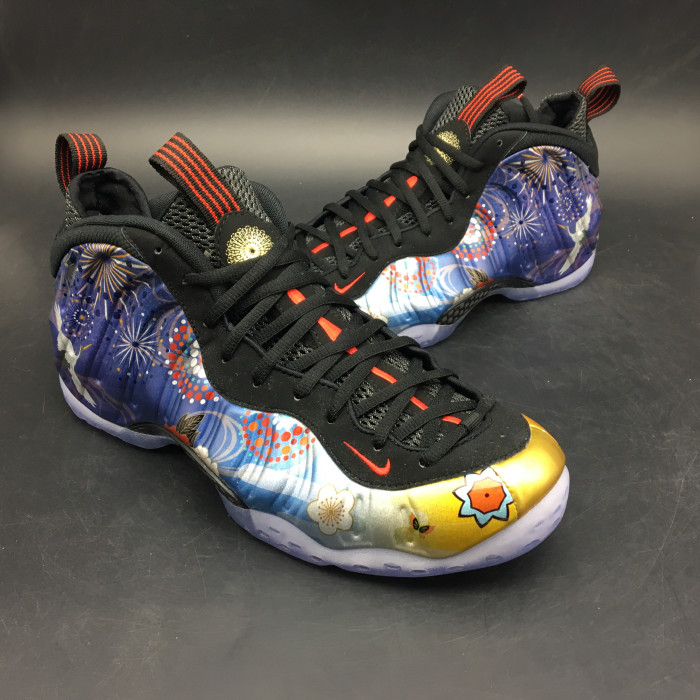 KICKWHO NIKE AIR FOAMPOSITE ONE LNY QS "LUNAR NEW YEAR 2018" AO7541-006