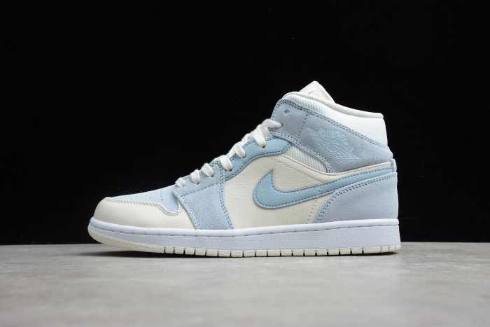 TB Air Jordan 1 Mid Mixed Textures Blue DA4666-100