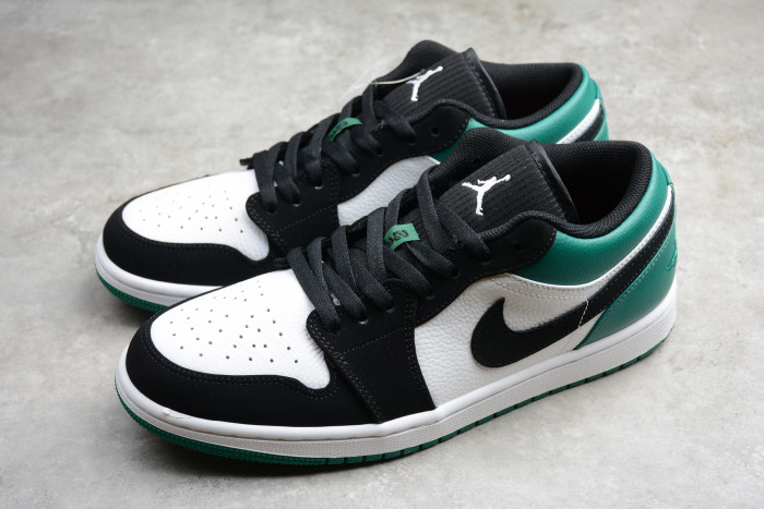 TB Air Jordan 1 Low White Black Mystic Green 553558-113