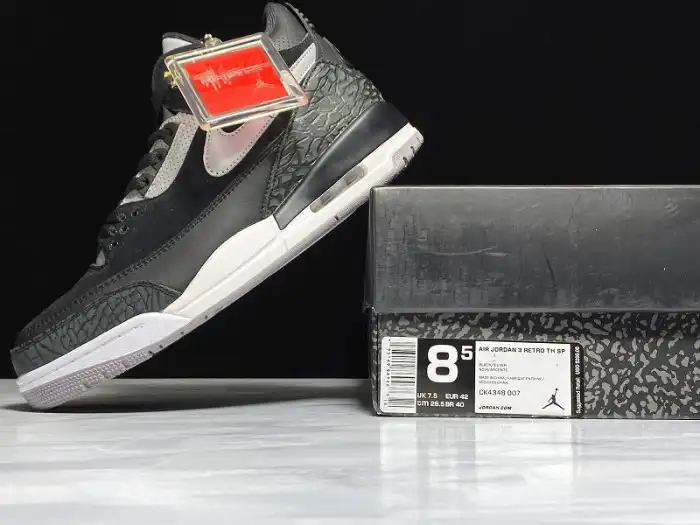 Cheap Air Jordan 3 Tinker Black Cement Grey CK4348-007