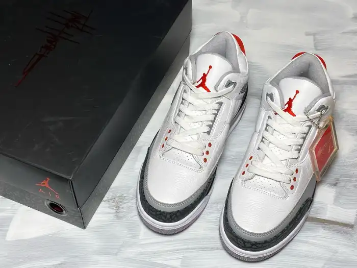 1:1 HYPE Air Jordan 3 Retro NRG Tinker Fire Red mens AQ3835-160