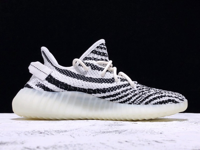 TB Adidas Yeezy Boost 350 V2 Zebra Black White CP9654