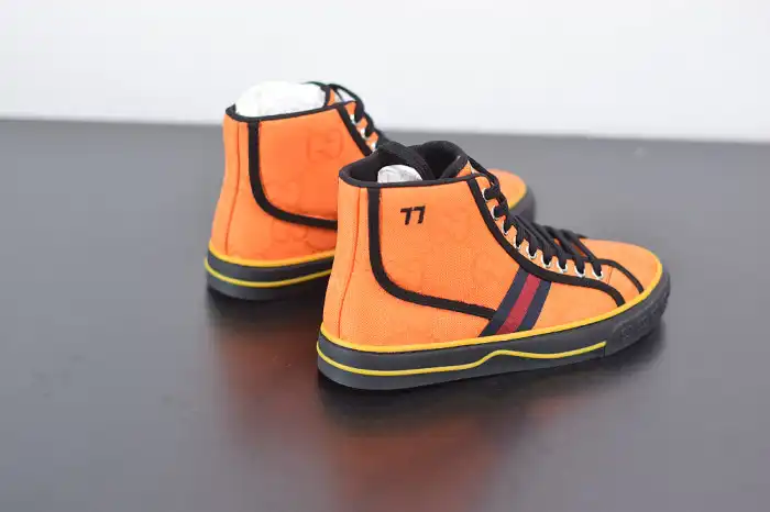 Reps LY GUCC Tennis 1977 Print Sneaker 553385 DOPEO 1977