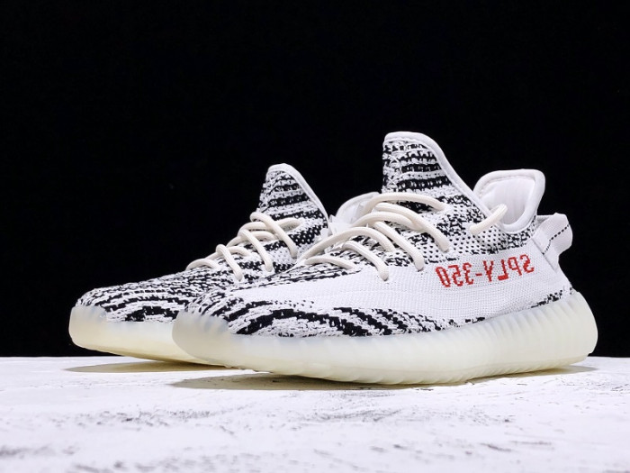 TB Adidas Yeezy Boost 350 V2 Zebra Black White CP9654