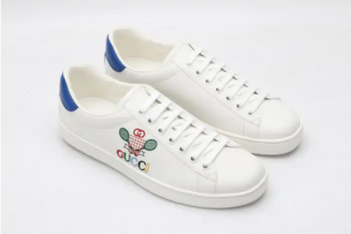 Reps LY GUCC ACE EMBROIDERED LOW-TOP SNEAKER 603696 AY070 9096