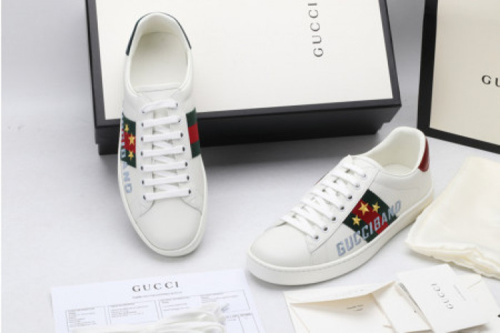 TB GUCC ACE EMBROIDERED LOW-TOP SNEAKER 603693 0FI10 9069