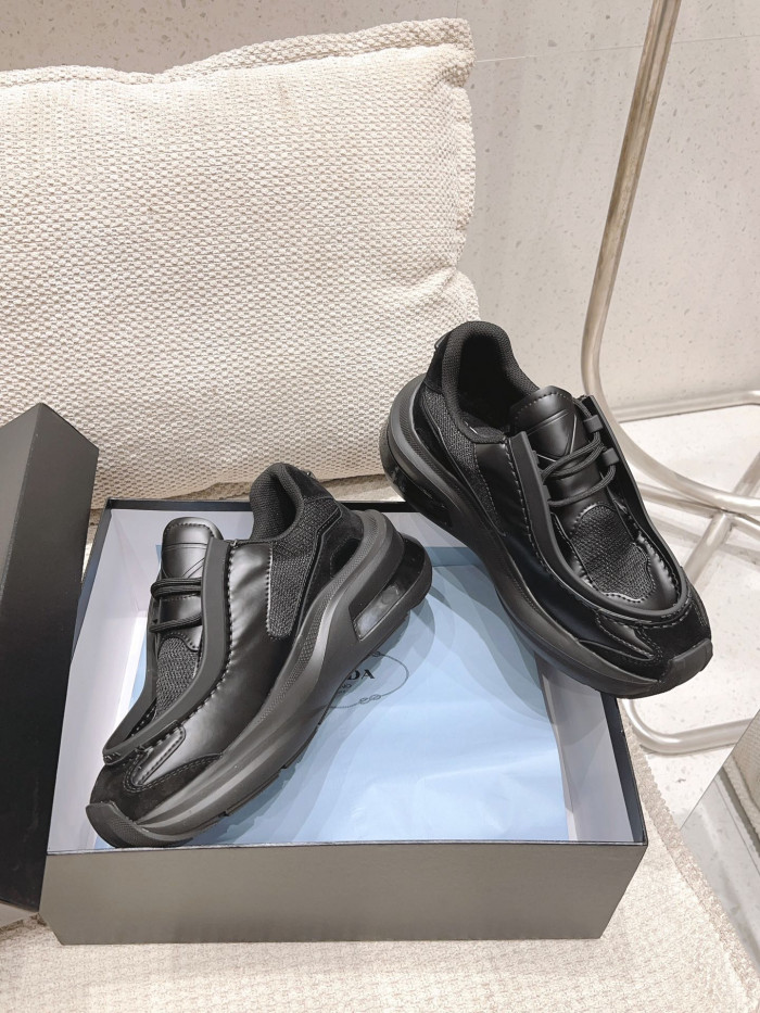 TB Prada Brushed Leather Sneaker