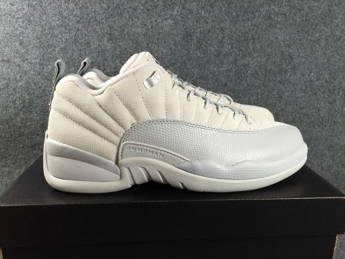 TB Air Jordan 12 Low Grey Suede 308317-002