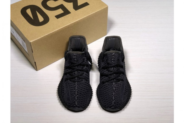 TB ADIDAS KIDS YEEZY BOOST 350 V2 BLACK (NON-REFLECTIVE) FU9013